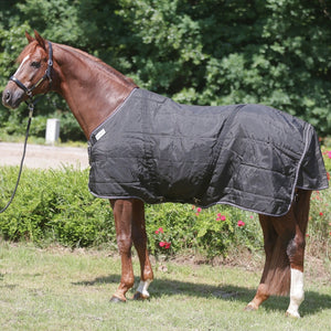 Couverture d'écurie Stallion 200 g bavette peluche, noir