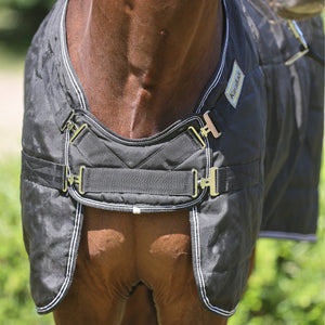 Couverture d'écurie Stallion 200 g bavette peluche, noir