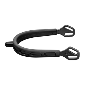 Éperons Sprenger ULTRA fit EXTRA GRIP inox anthracite tige arrondie — 15 mm et 25 mm