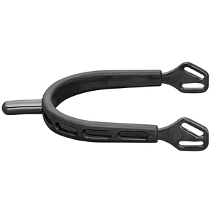 Éperons Sprenger ULTRA fit EXTRA GRIP inox anthracite tige arrondie — 15 mm et 25 mm
