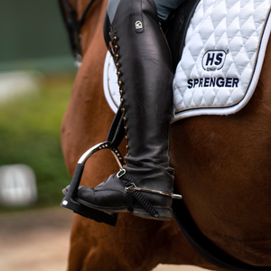 Éperons Sprenger SLIMLINE BootProtect inox tige arrondie — 20 mm et 25 mm