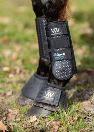 Woof Wear – Guêtres de cross iVent Event antérieurs Woof Wear Brushed Steel 5 | Sellerie Bucéphale