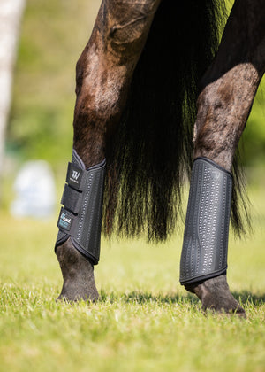 Woof Wear – Guêtres de cross iVent Event postérieurs Woof Wear Brushed Steel 3 | Sellerie Bucéphale