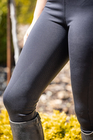 Woof Wear – Legging d'équitation Original Full Seat Woof Wear Black 5 | Sellerie Bucéphale