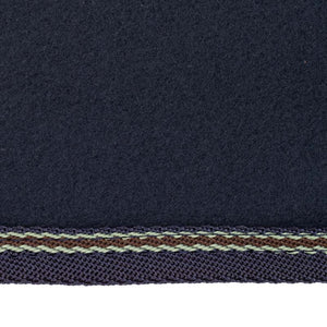 Chemise séchante polaire Ecoline, bleu marine/marron-blanc