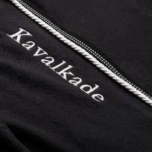 Chemise séchante polaire à bavette amovible, noir/blanc