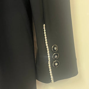 Mini-frac Lamantia Couture vrouw SoftShell dun Zwart strass