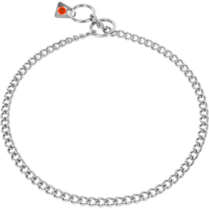 Collier chaîne Sprenger maillons ronds acier inoxydable 2 mm, 31 à 60 cm