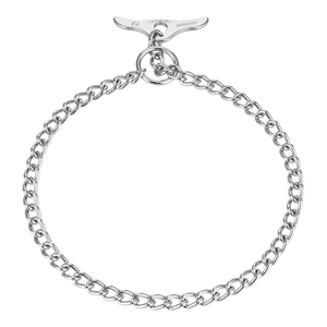 Collier chaîne Sprenger avec fermeture à bascule maillons ronds acier chromé 2,5 mm