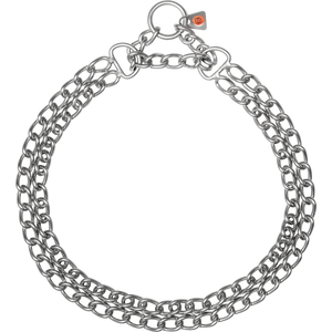 Collier chaîne martingale double rangée Sprenger acier inoxydable mat 3 mm