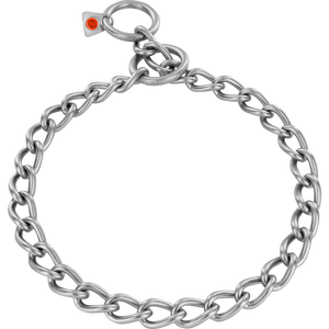 Collier chaîne Sprenger maillons ronds acier inoxydable mat 4 mm