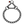 Collier chaîne Sprenger maillons ronds acier inoxydable noir 4 mm