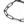 Collier chaîne Sprenger à traction limitée acier inoxydable noir 3 mm