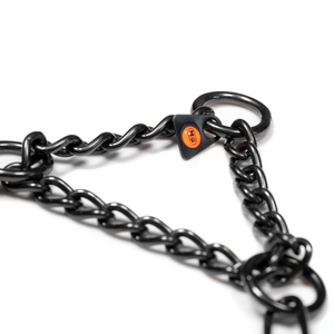 Collier chaîne Sprenger à traction limitée acier inoxydable noir 3 mm