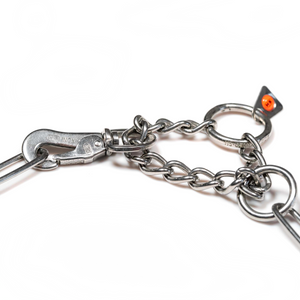Collier chaîne Sprenger réglable maillons longs avec crochet SPRENGER acier inoxydable 3 mm