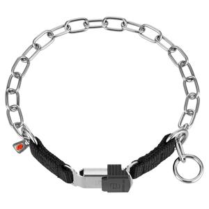 Collier chaîne Sprenger avec ClicLock acier inoxydable 3 mm