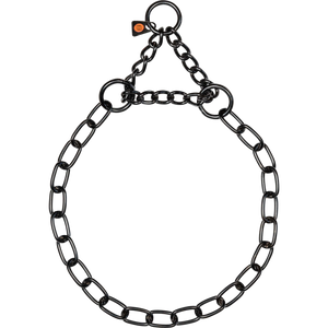 Collier chaîne Sprenger maillons moyens avec chaîne d'assemblage acier inoxydable noir 3 mm