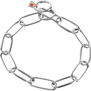 Collier chaîne Sprenger maillons longs acier inoxydable 4 mm, 54 à 80 cm