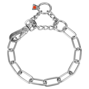 Collier chaîne Sprenger réglable avec crochet SPRENGER acier inoxydable 4 mm, 47 à 70 cm