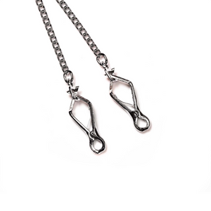 Chaîne d'attelage Sprenger avec mousqueton à ciseaux acier chromé 1,5 mm, 39 cm