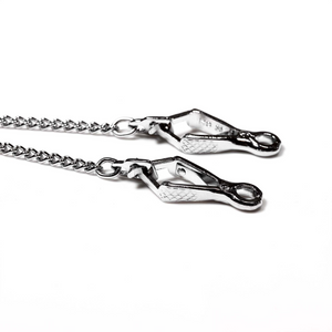 Chaîne d'attelage Sprenger avec mousqueton à ciseaux acier chromé 1,5 mm, 39 cm