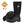 Paire de bottes Muck Boot Chore High noires, vue de trois quarts avec semelle de travail