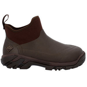 Bottine Muck Boot Woody Sport Ankle marron, profil gauche avec patte de prehension