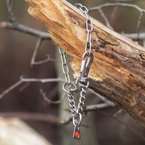 Collier chaîne Sprenger réglable avec crochet SPRENGER et chaîne d'assemblage acier inoxydable 2 mm