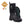 Paire de bottes Muck Boot Derwent II noires, vue de trois quarts avec semelle a profil marque