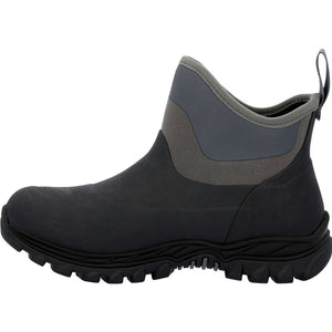 Bottine Muck Boot Arctic Sport II Ankle noire et grise, vue de trois quarts