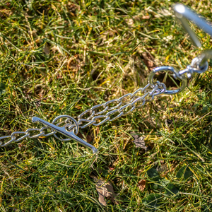 Chaîne d'attache Sprenger acier nickelé 3 mm 200 cm