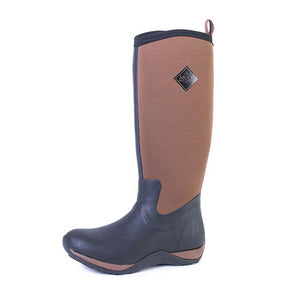 Botte Muck Boot Arctic Adventure Solid noire et marron, profil droit tige 41 cm