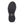 Semelle grainee de la botte Muck Boot Arctic Sport II Mid noire, vue de dessous