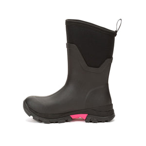 Botte Muck Boot Arctic ICE Mid noire, profil droit hauteur mi-haute