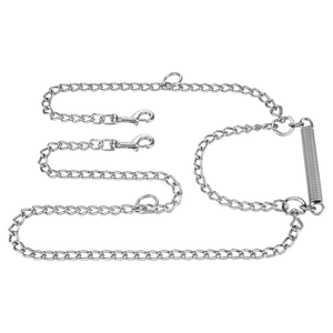 Chaîne d'attache Sprenger avec ressort acier nickelé 4 mm 200 cm