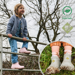 Paire de bottes Muck Boot Mini Mucks enfant, vue de trois quarts
