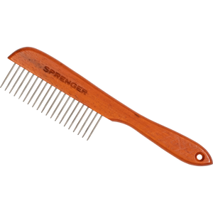 Peigne pour chien Sprenger manche fin dents acier 30 mm