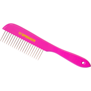 Peigne pour chien Sprenger manche bois rose dents acier 30 mm