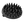 Étrille ovale caoutchouc Sprenger noir 150 × 100 mm