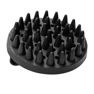 Étrille ovale caoutchouc Sprenger noir 150 × 100 mm