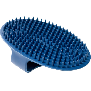 Étrille ovale caoutchouc Sprenger bleu 150 × 100 mm