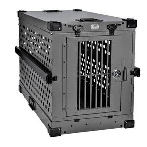 Cage de transport pliable pour chien K9 Kennel Boss aluminium