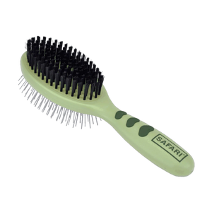 Brosse combinée picots et poils Safari pour chien