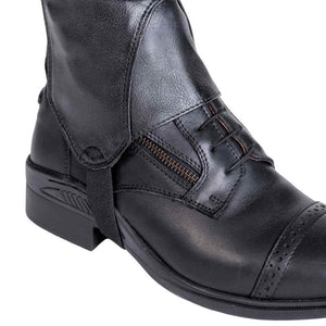 Mini-chaps synthétique et cuir Combi Fashion, noir