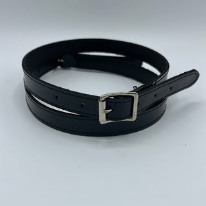Petrie – Lanières d'éperons cuir Noir | Sellerie Bucéphale