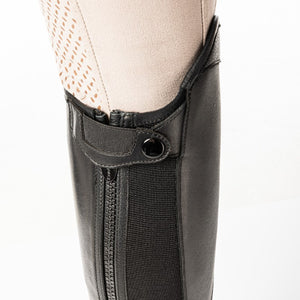 Mini-chaps assemblage de cuirs Tiberius, noir