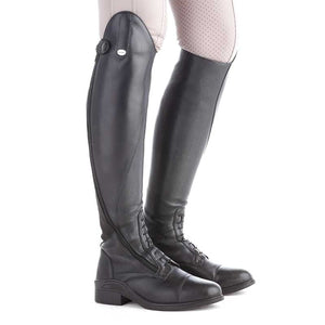 Bottes d'équitation Maximus en cuir souple, noir