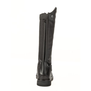 Bottes d'équitation enfant Fabius à patchs amovibles, noir