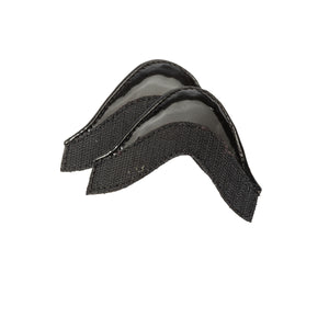 Patchs de tige pour bottes Fabius, la paire, noir verni