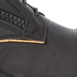 Boots d'équitation Cortica en liège, vegan, noir/beige